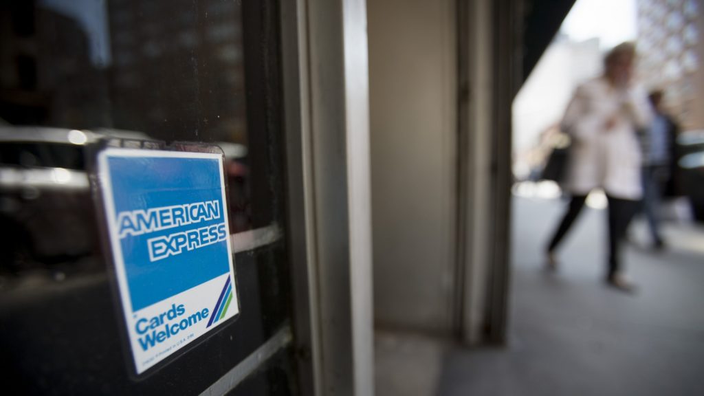 American Express sticker